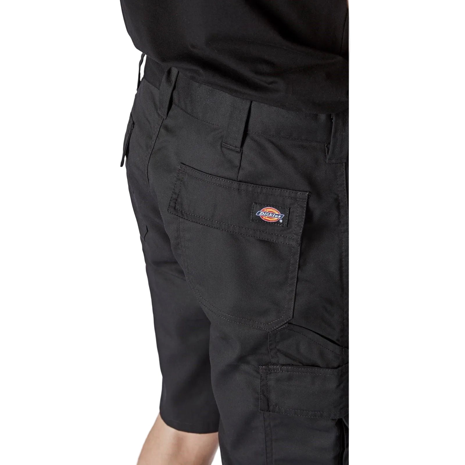 Dickies Everyday Polyester Men's Black Knee-Length Shorts