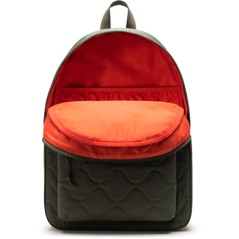 Herschel Bags Herschel Classic XL Quilted Backpack Polyester Unisex Adults Green Backpack - One Size