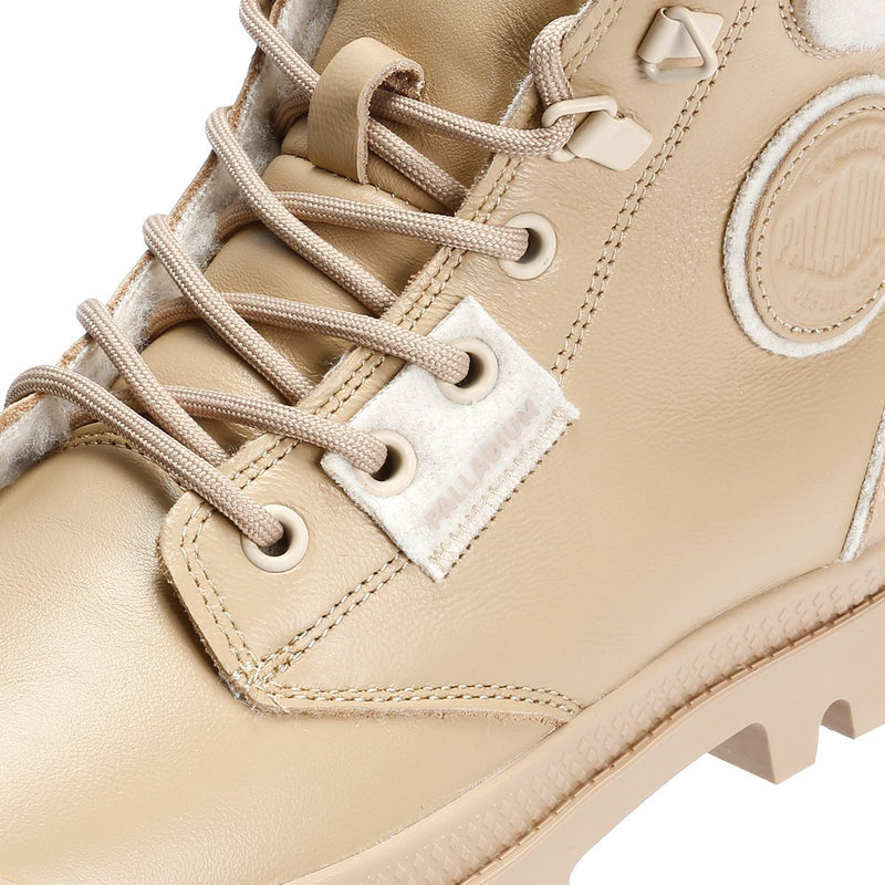 Palladium Pampa HI Snow Warm Leather Women's Cuban Sand Boots