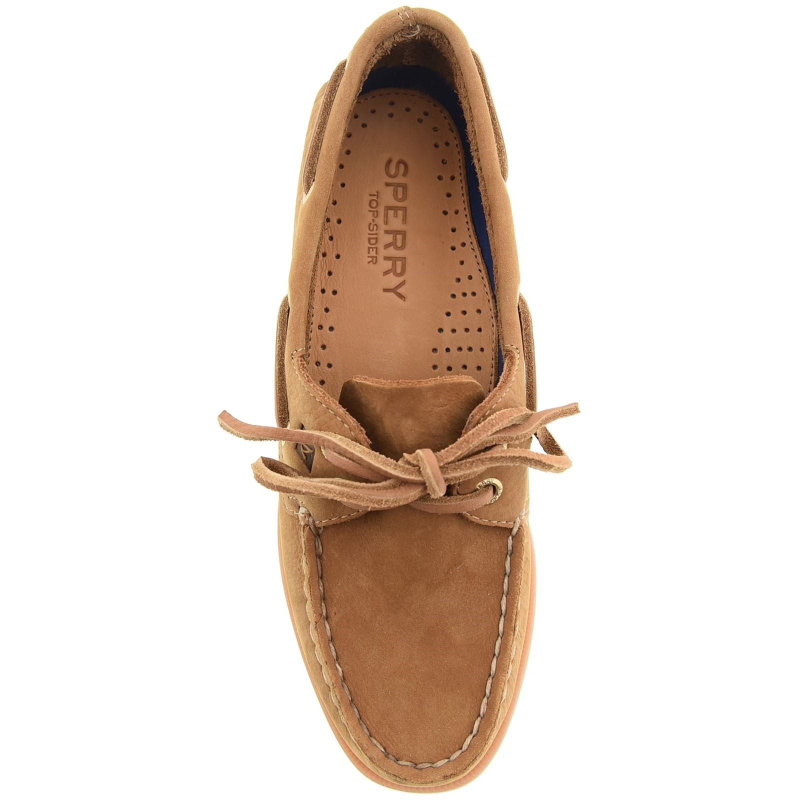 Sperry Authentic 2 Eye Leather Women's Tan Boat Shoes