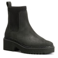 TOMS Millie Nubuck Leather Women's Black Boots