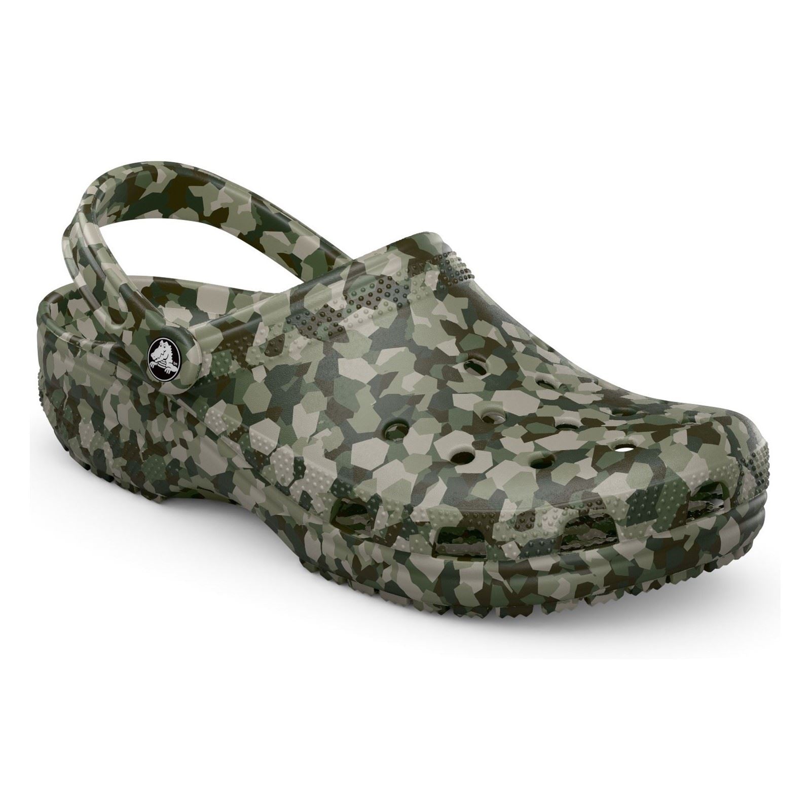 Crocs Classic Confetti EVA Men's Army Green Clogs
