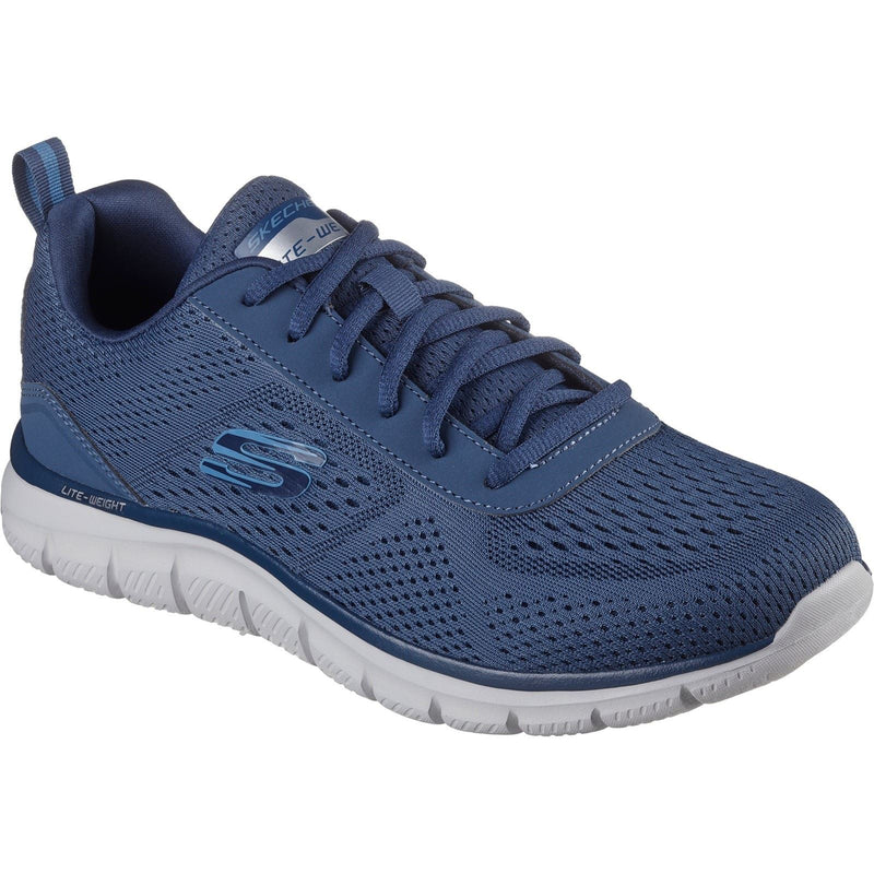 Skechers Track Leshur Synthetic Men's Blue Trainers
