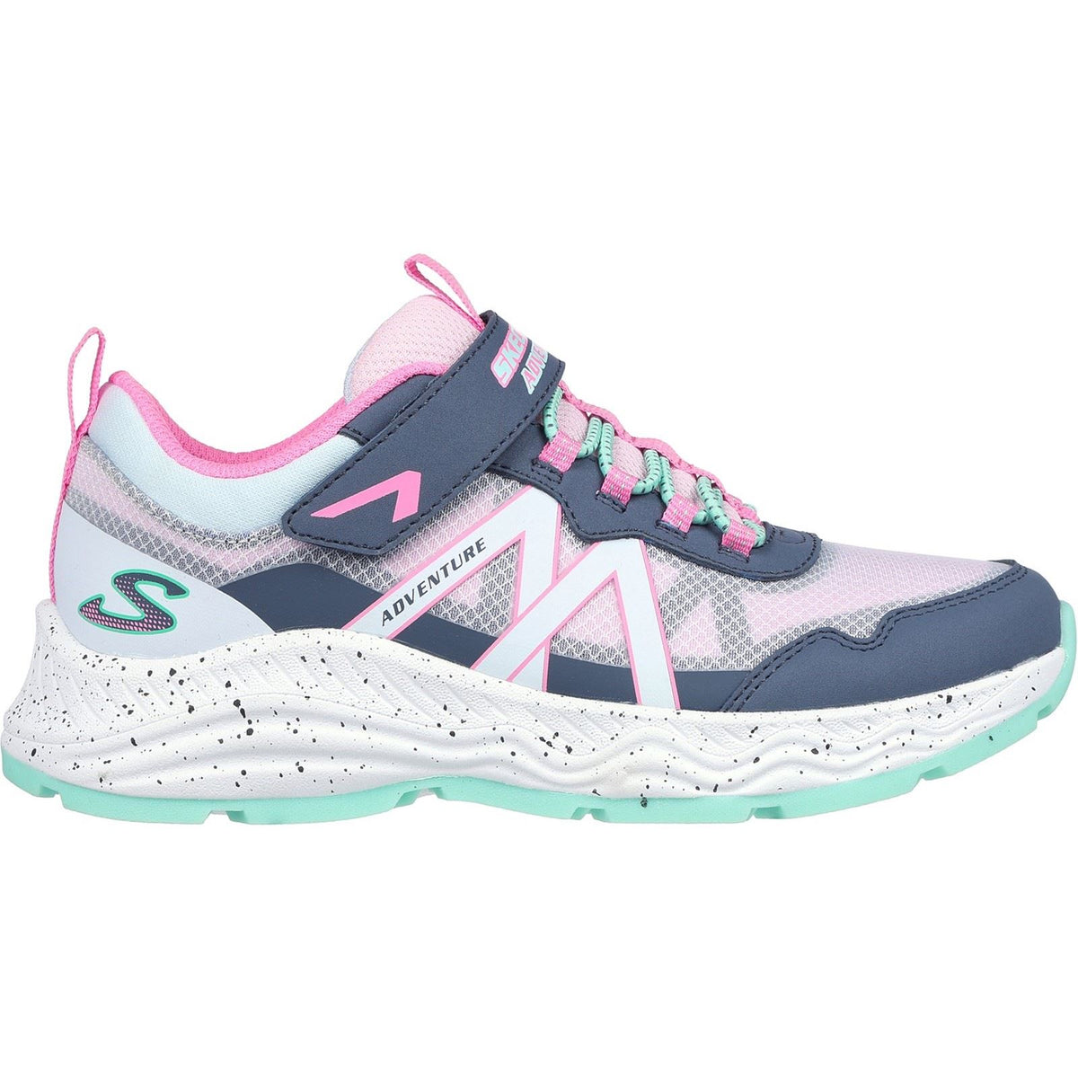 Skechers Adventure Blitz Explorer Time Girl's Charcoal/Multi Trainers