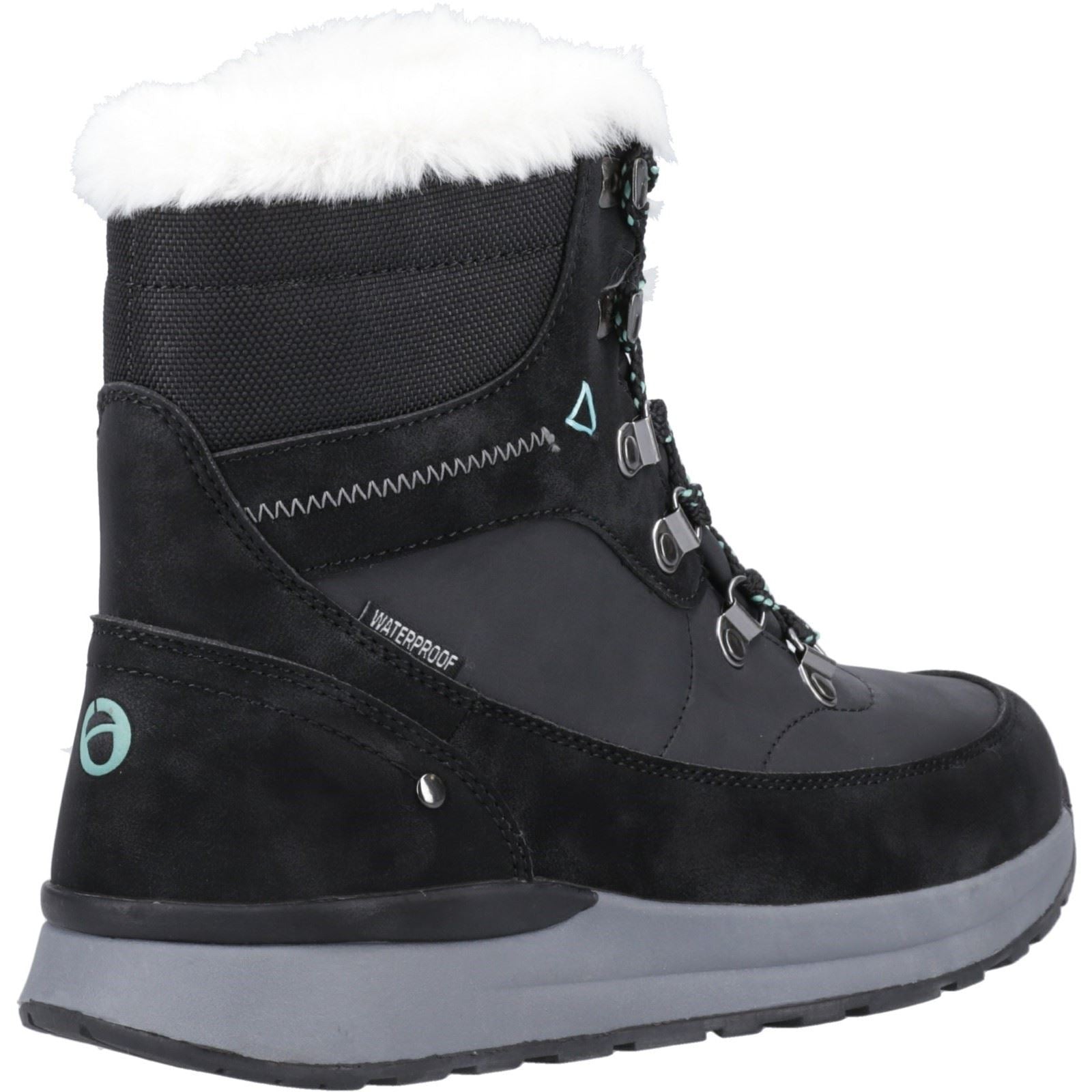Cotswold Sheephouse Textile Women's Black Hiking Boots