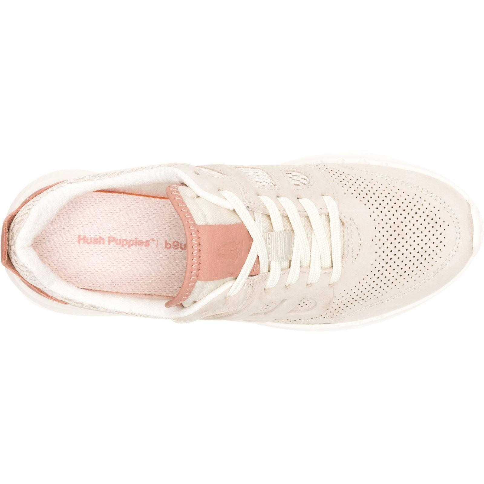 Hush Puppies Seventy8 Runner Suede Women's Stone Trainers
