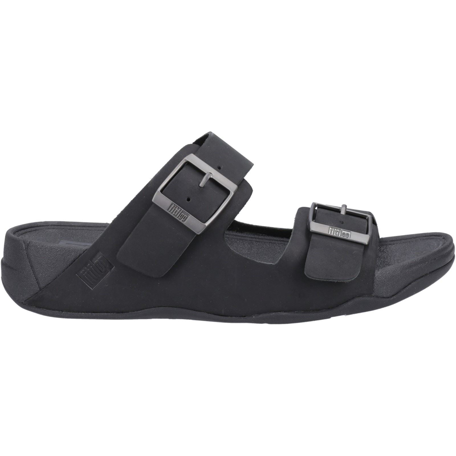 Fitflop Gogh Moc Leather Men's Black Sandals