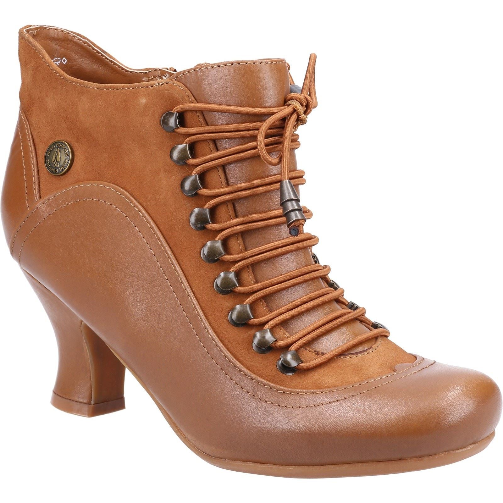 Hush Puppies Vivianna Leather Women's Tan Boots