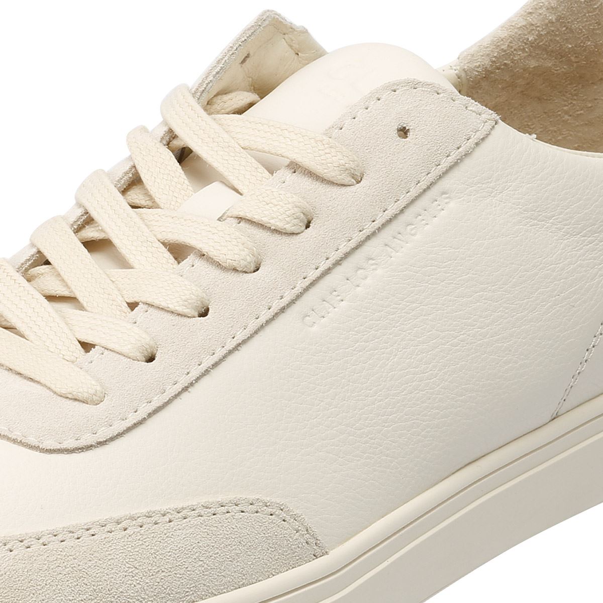 Clae Deane Leather Men's Triple Off White Trainers