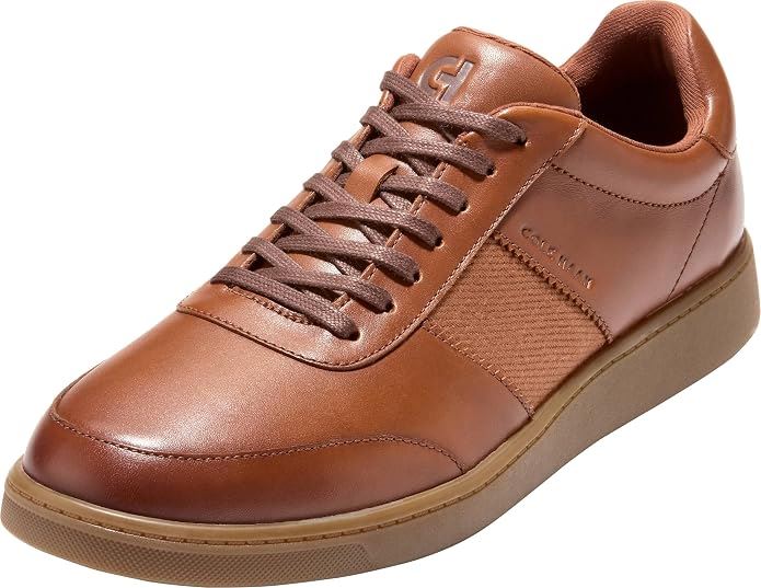 Cole Haan Grand Crosscourt Gates Leather Men's Tan Trainers
