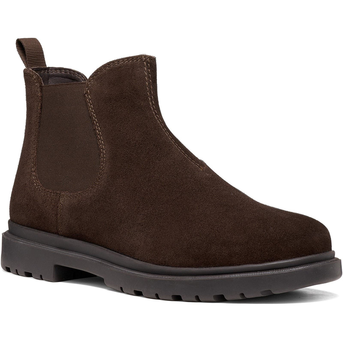Geox U Andalo A - Suede Leather Men's Dark Chocolate Ankle Boots