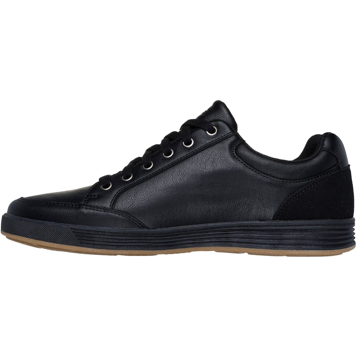 Skechers Cavell Sparkman Polyurethane Men's BLACK Lace-Up Shoes