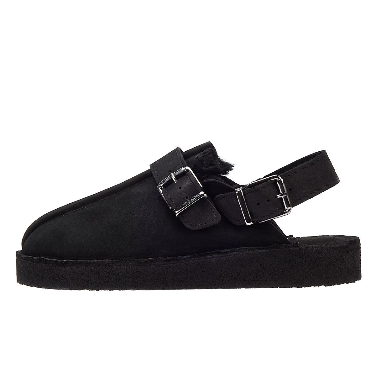 Clarks Originals Trek Mule Sling Lined Women's Black Comfort Shoes