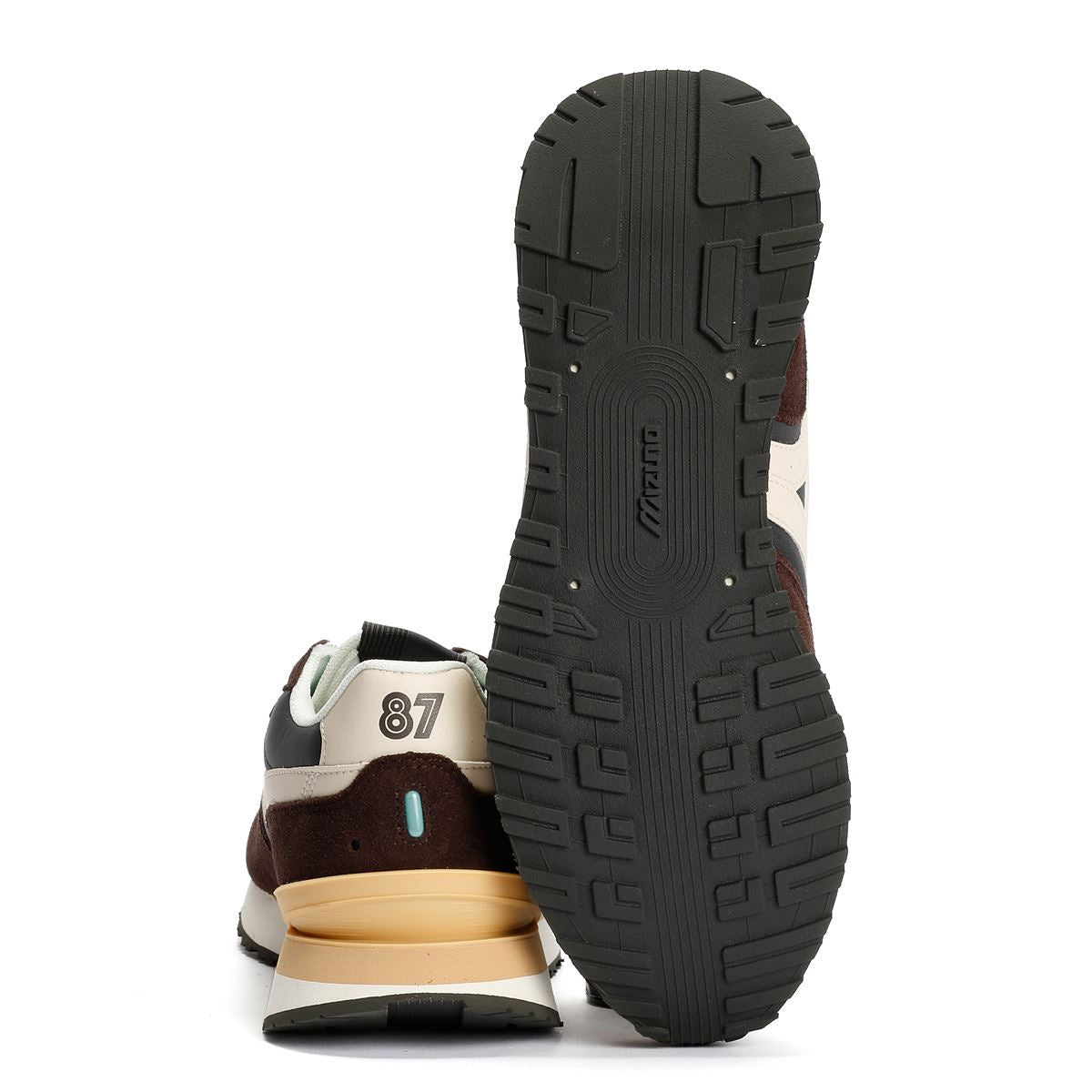 Mizuno RB87 Suede Black Sand/Summer Sand/Mole Trainers