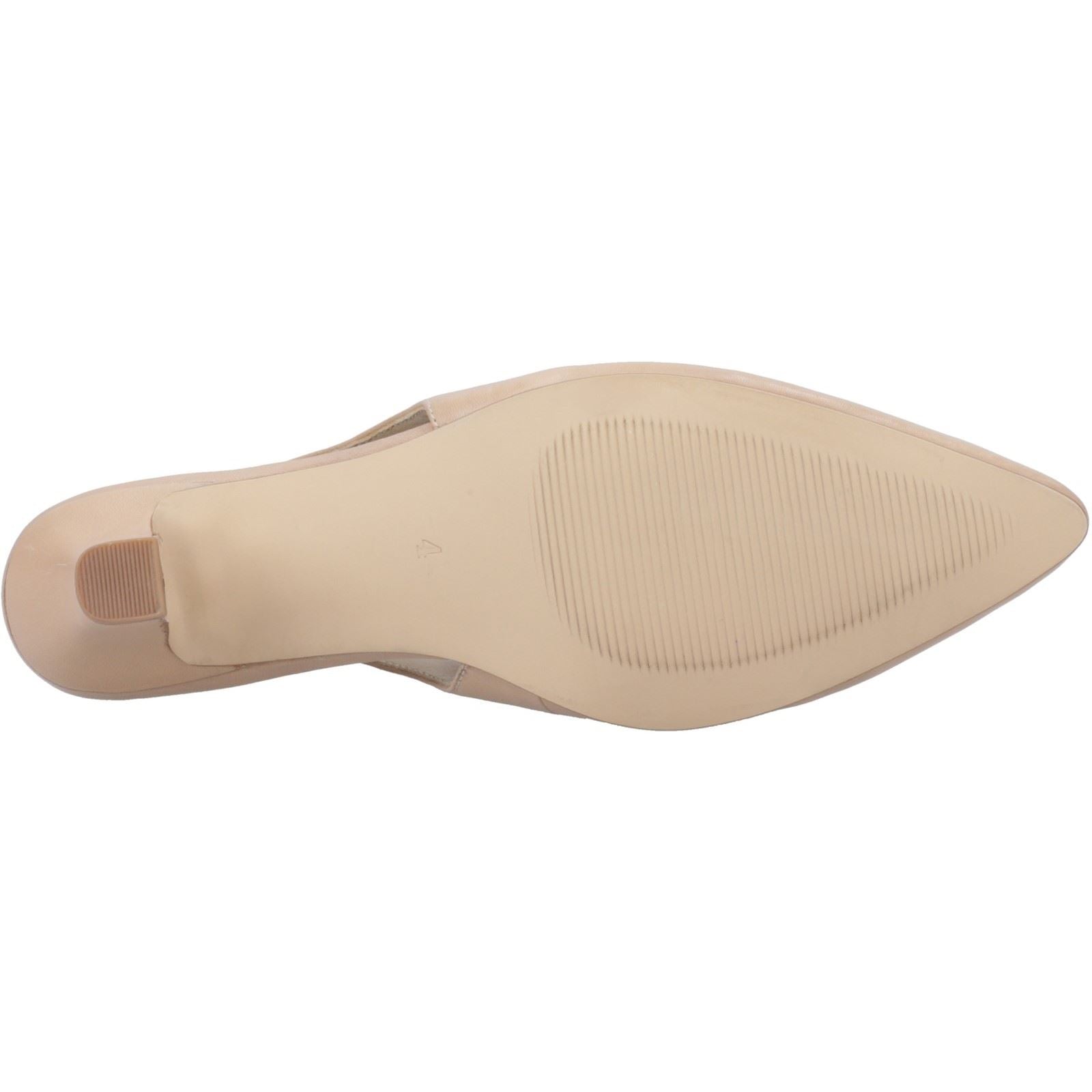 Hush Puppies Nahla Leather Women's Nude Pointy Slingback Shoes