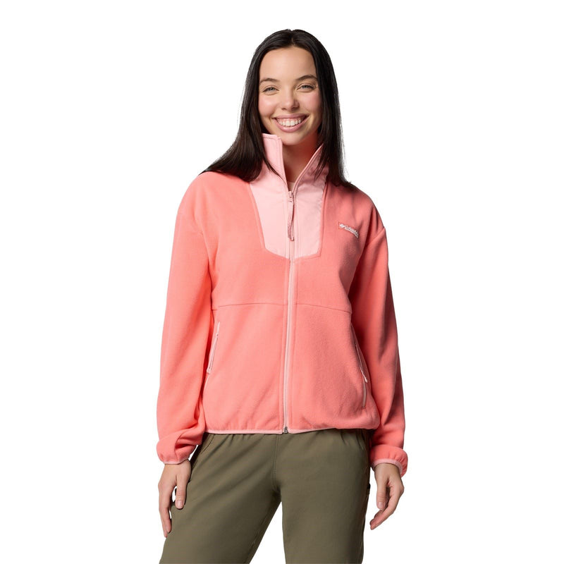 Columbia Sequoia Grove Full Zip Fleece Women's Red Fleece Jackets