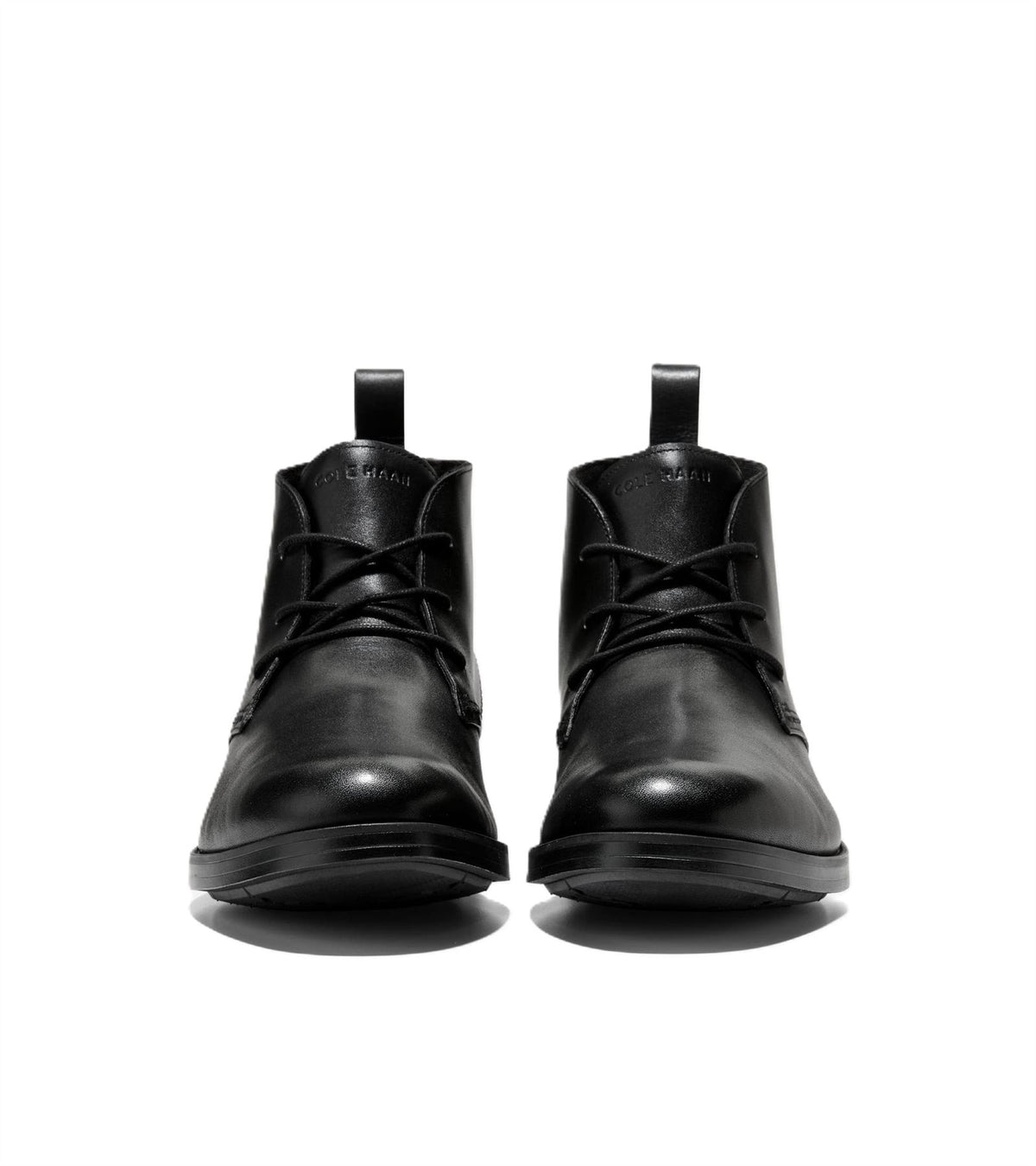 Cole Haan Newmark Grand Flexcraft Leather Men's Black Chukka Boots