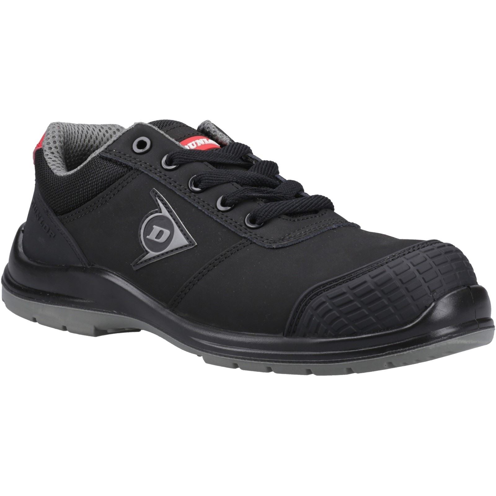 Dunlop First One Adv-Evo Low Nubuck Men's Black/Red Safety Trainers