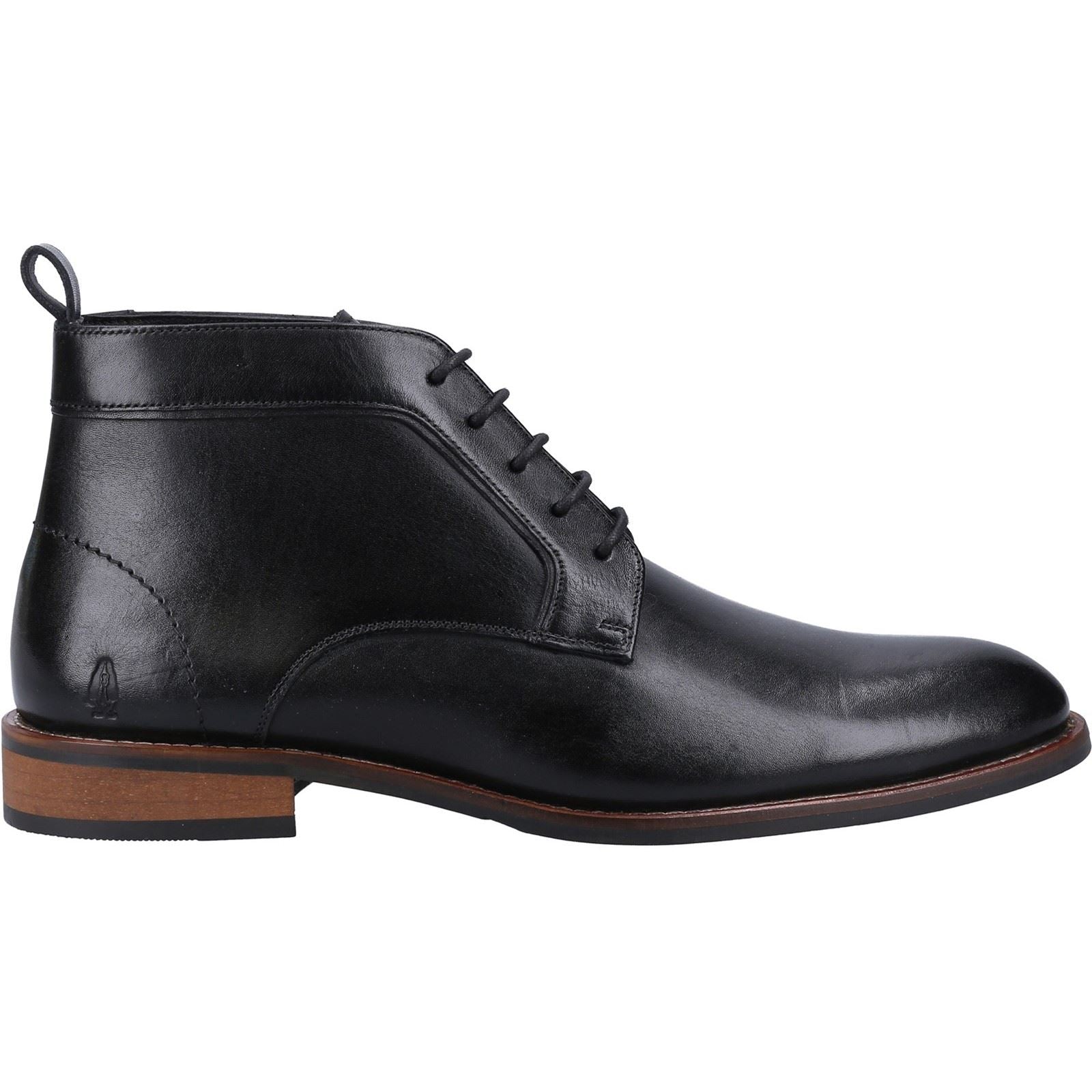 Hush Puppies Declan Lace Leather Men's Black Boots