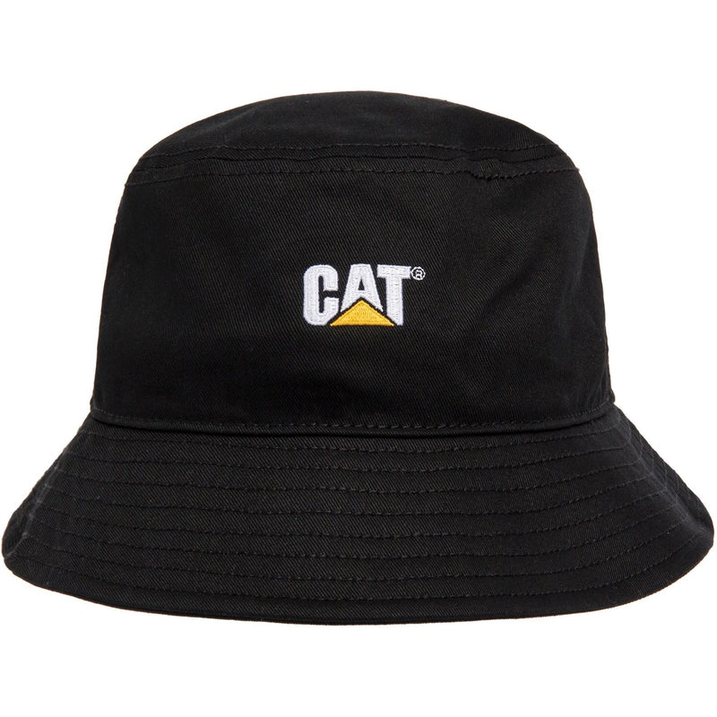 Caterpillar Cotton Black Bucket Hat