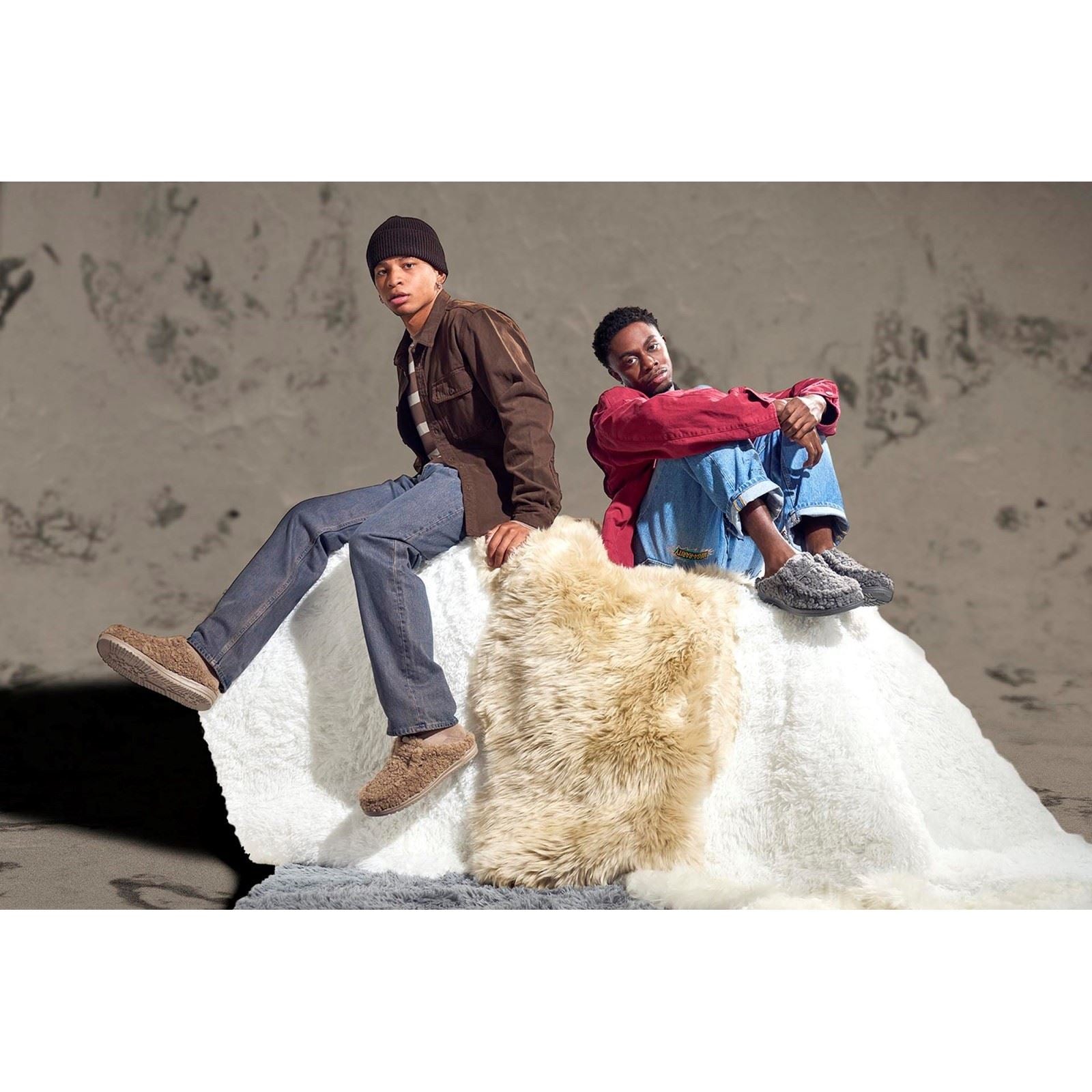 HEYDUDE Wally Synthetic Men's Timber Wolf Mules