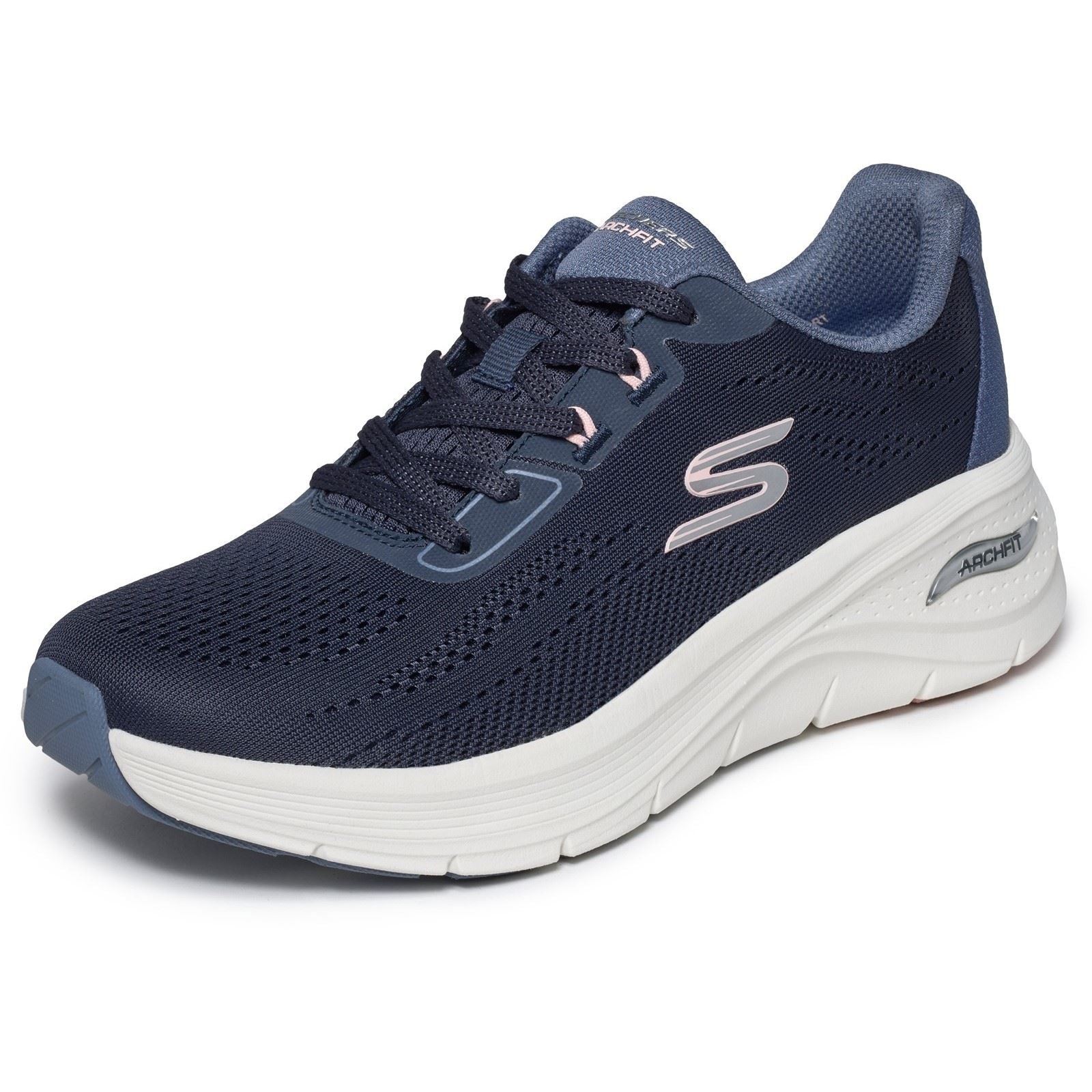 Skechers Arch Fit 3.0 Easy Flow Textile Women's Navy Trainers