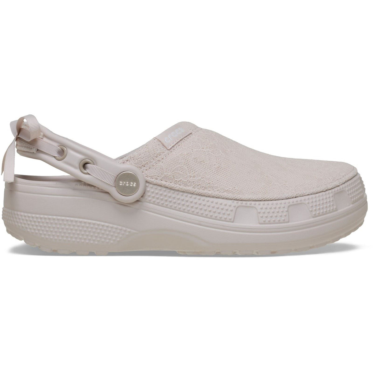 Crocs Crafted Lace Textile Blend Women's Cocoa Cream Clogs