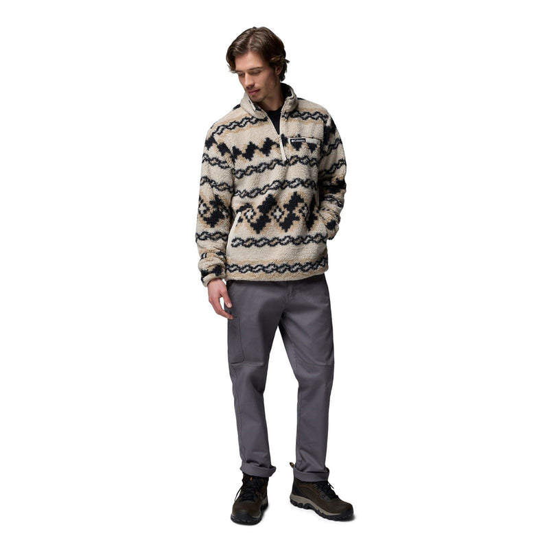 Columbia Rugged Ridge High Pile Half Zip Men's Brown Fleece Pullover