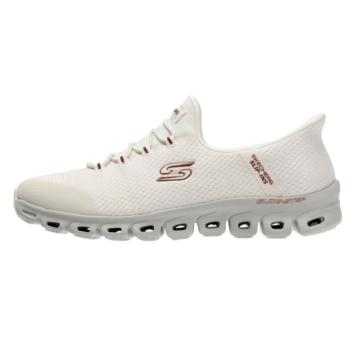 Skechers Slip-Ins Glide Step Vibey Mesh Women's White Trainers