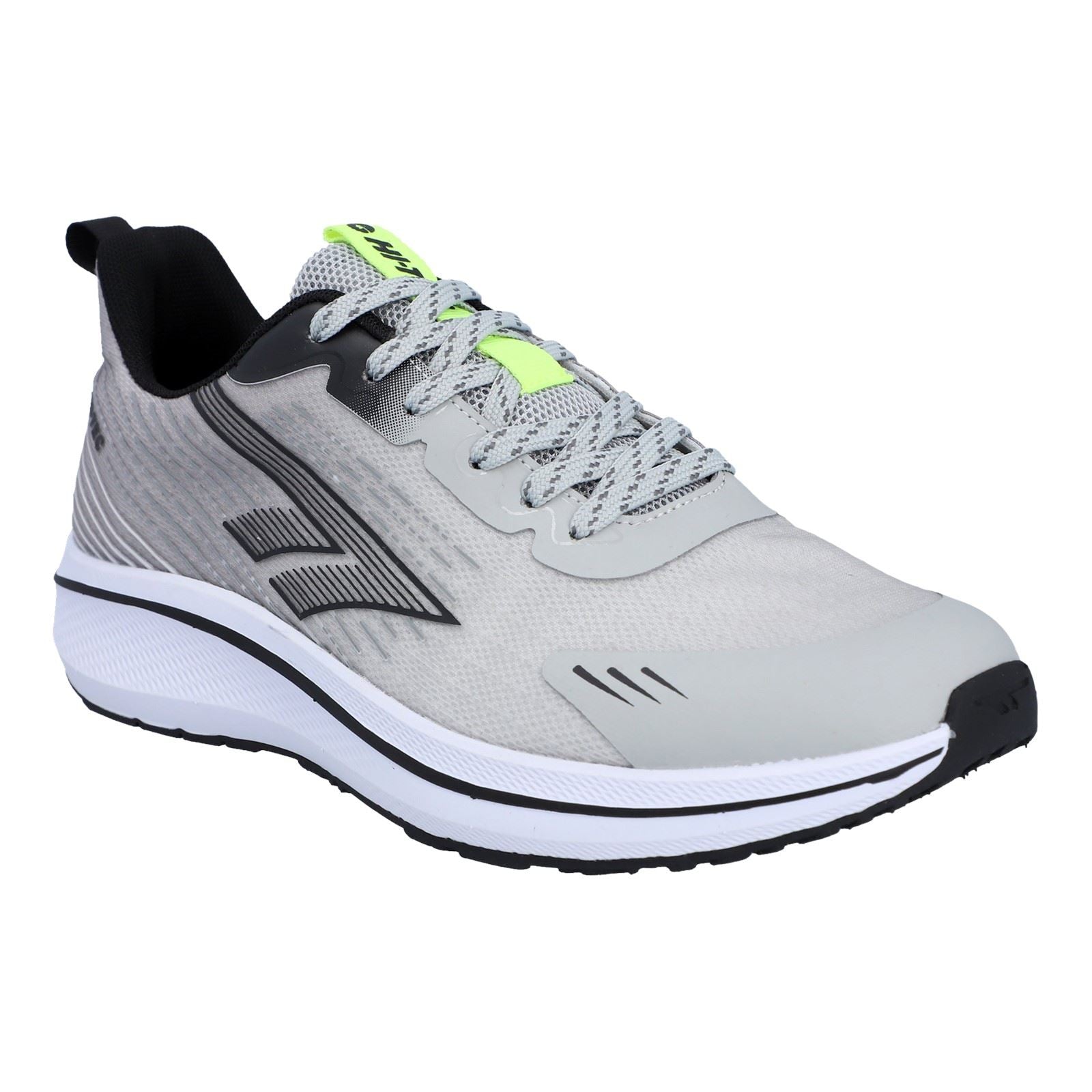 Hi-Tec Santorini Synthetic Men's Cool Grey/Black/Acid Lime Trainers