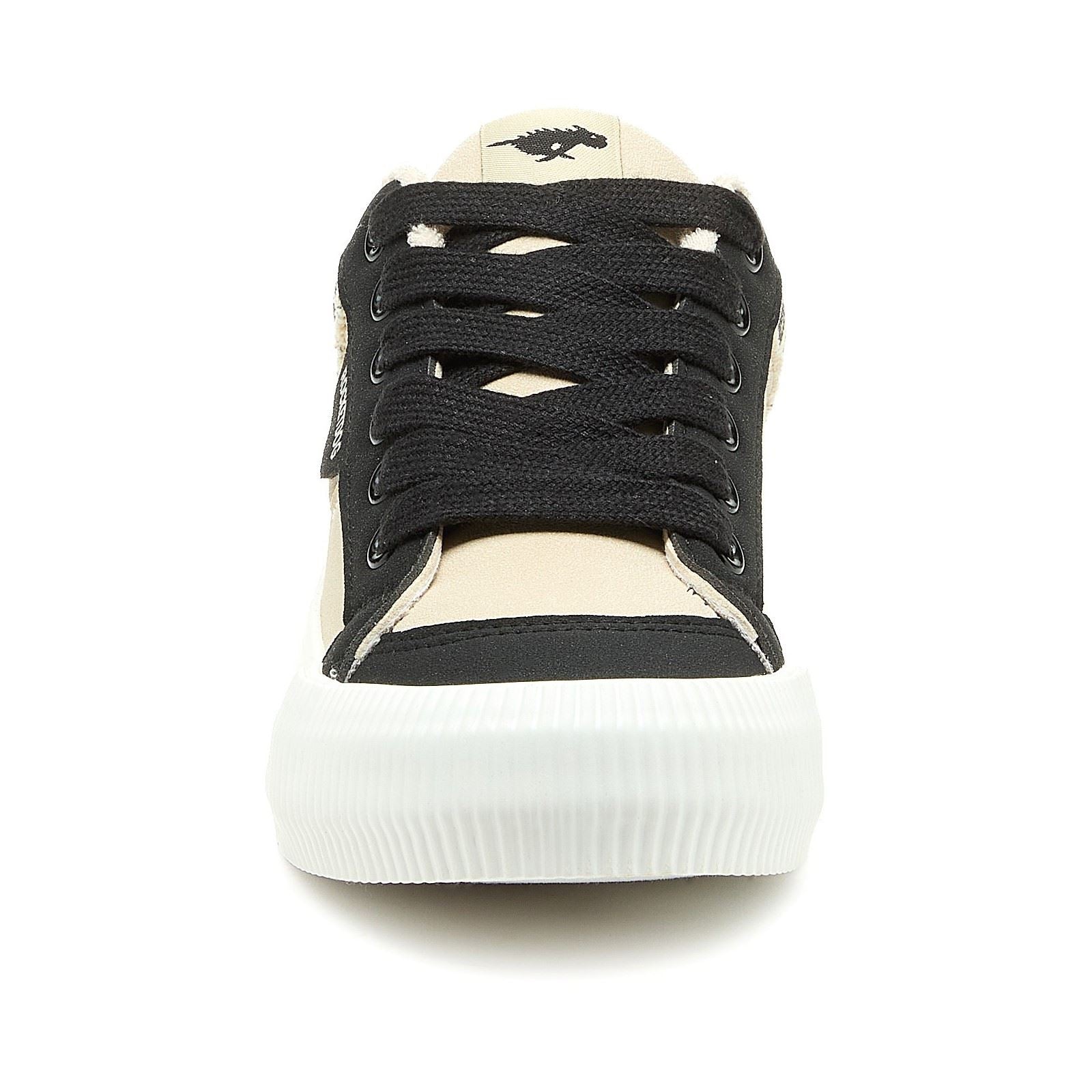 Rocket Dog Cheery Blocked Cotton Women's Beige/Black Trainers