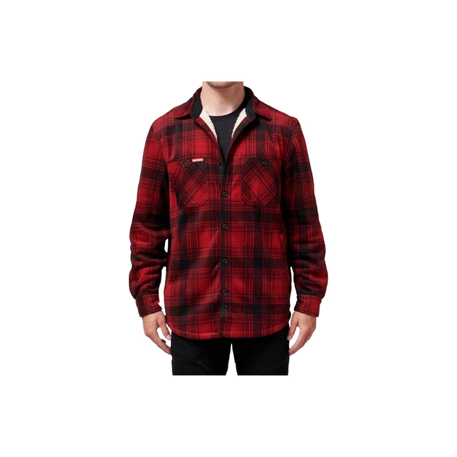 Hard Yakka Sherpa Men's Red Fleece Jacket