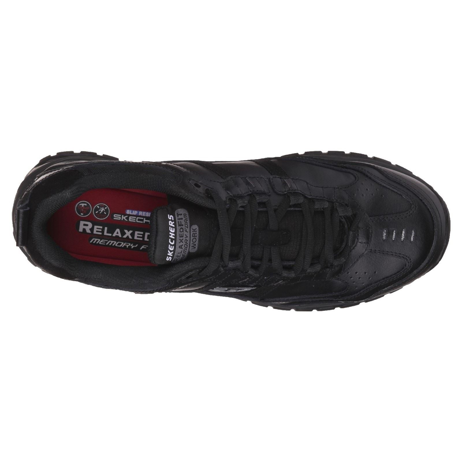 Skechers Workwear Soft Stride - Grinnell Suede Men's Black Safety Trainers