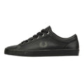 Fred Perry Baseline Leather Men's Black/Laurel Green Trainers