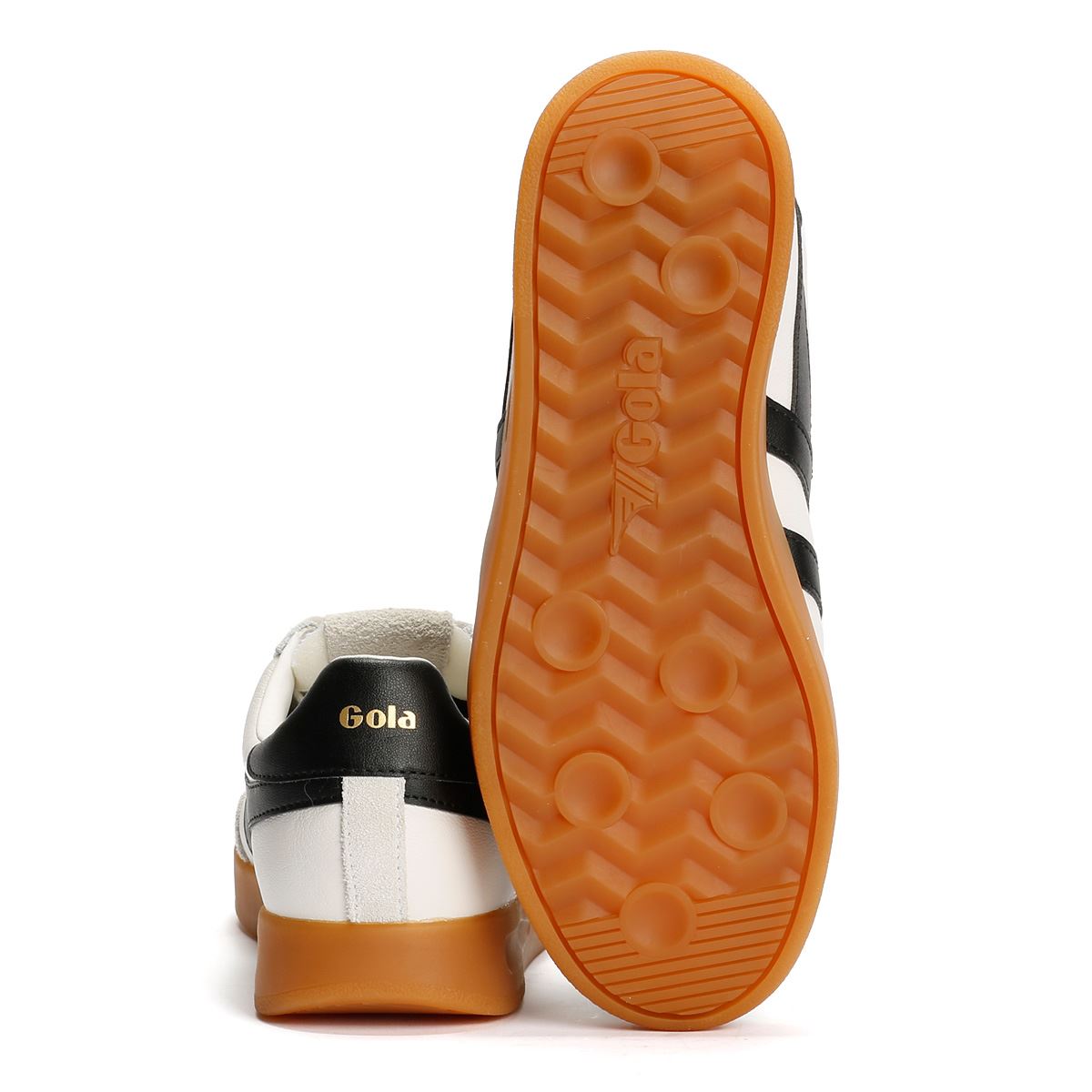 Gola Cyclone Leather Women's White/Black/Gum Trainers