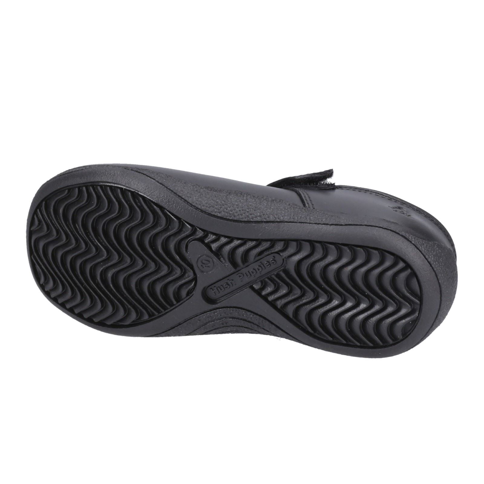 Hush Puppies Christina Junior Leather Girls's Black Shoes