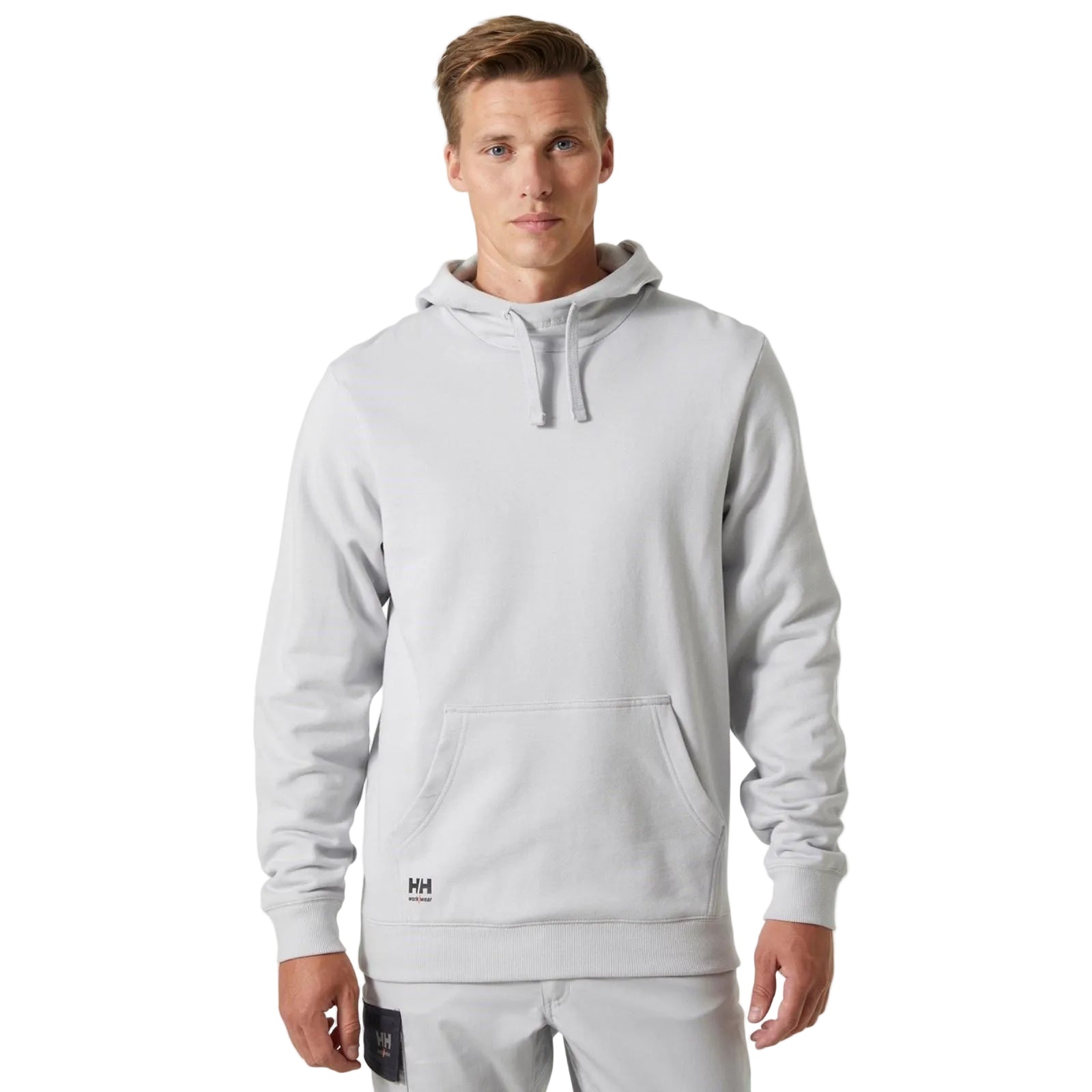 Helly Hansen Workwear Classic Cotton Men's Grey Hooded Sweatshirt
