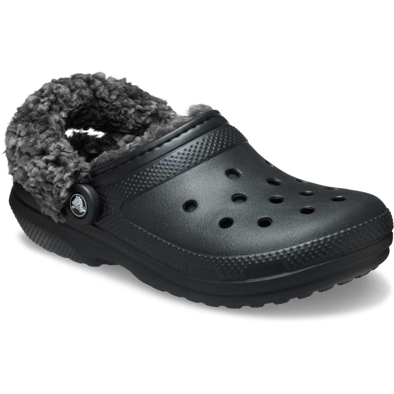 Crocs Classic Fleece Lined Thermoplastic Men's Black Clogs