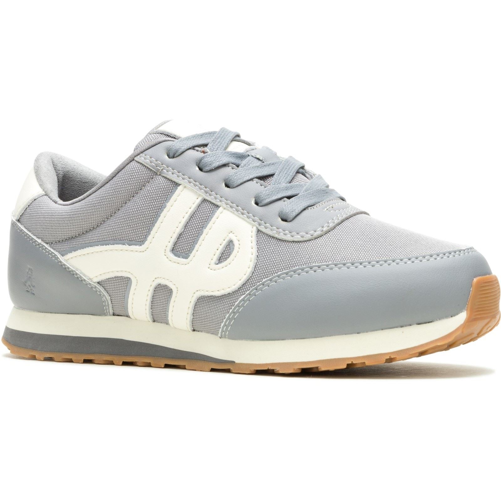 Hush Puppies Seventy8 Leather Women's Grey Trainers