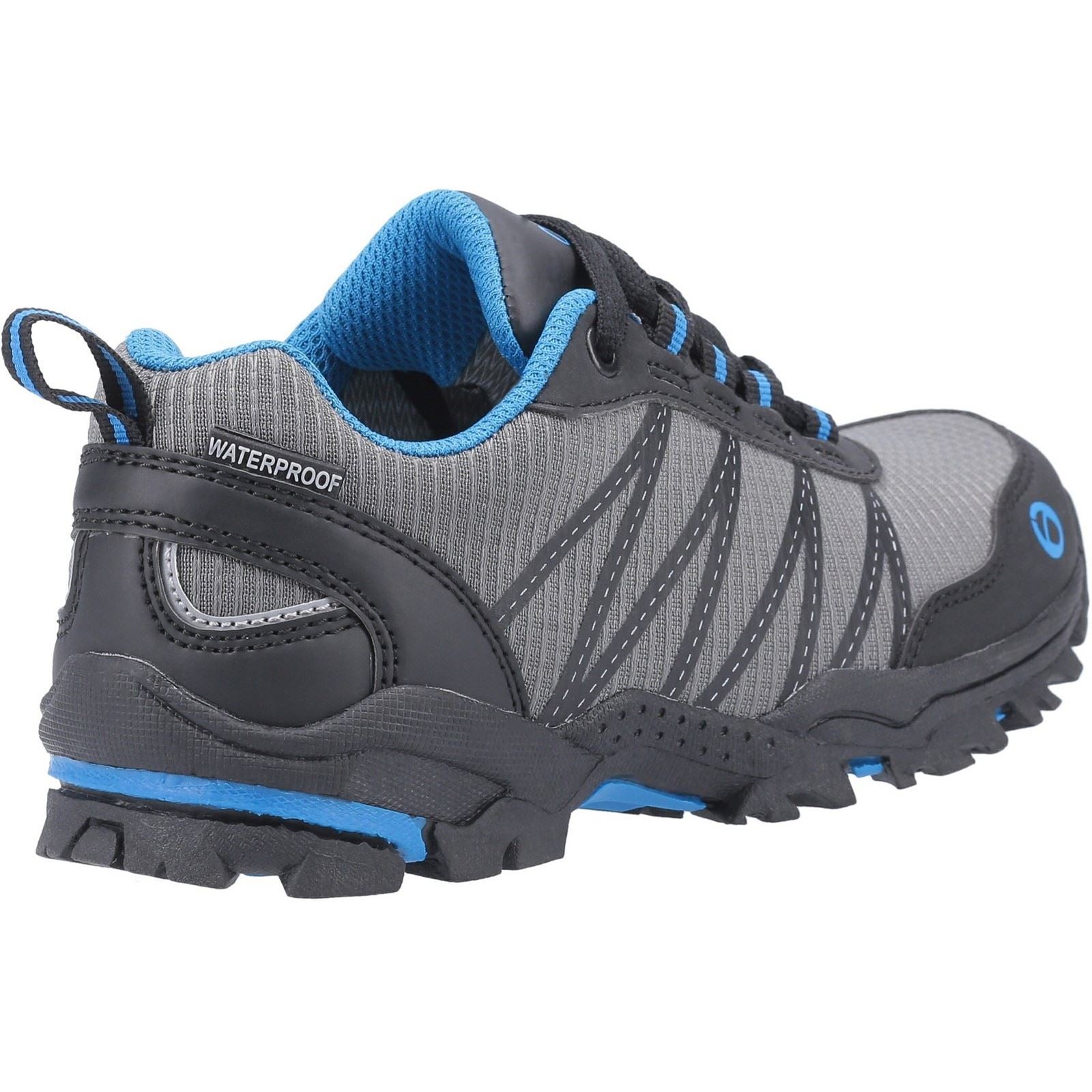 Cotswold Littledean Nylon Boy's Blue/Grey Hiking Shoes
