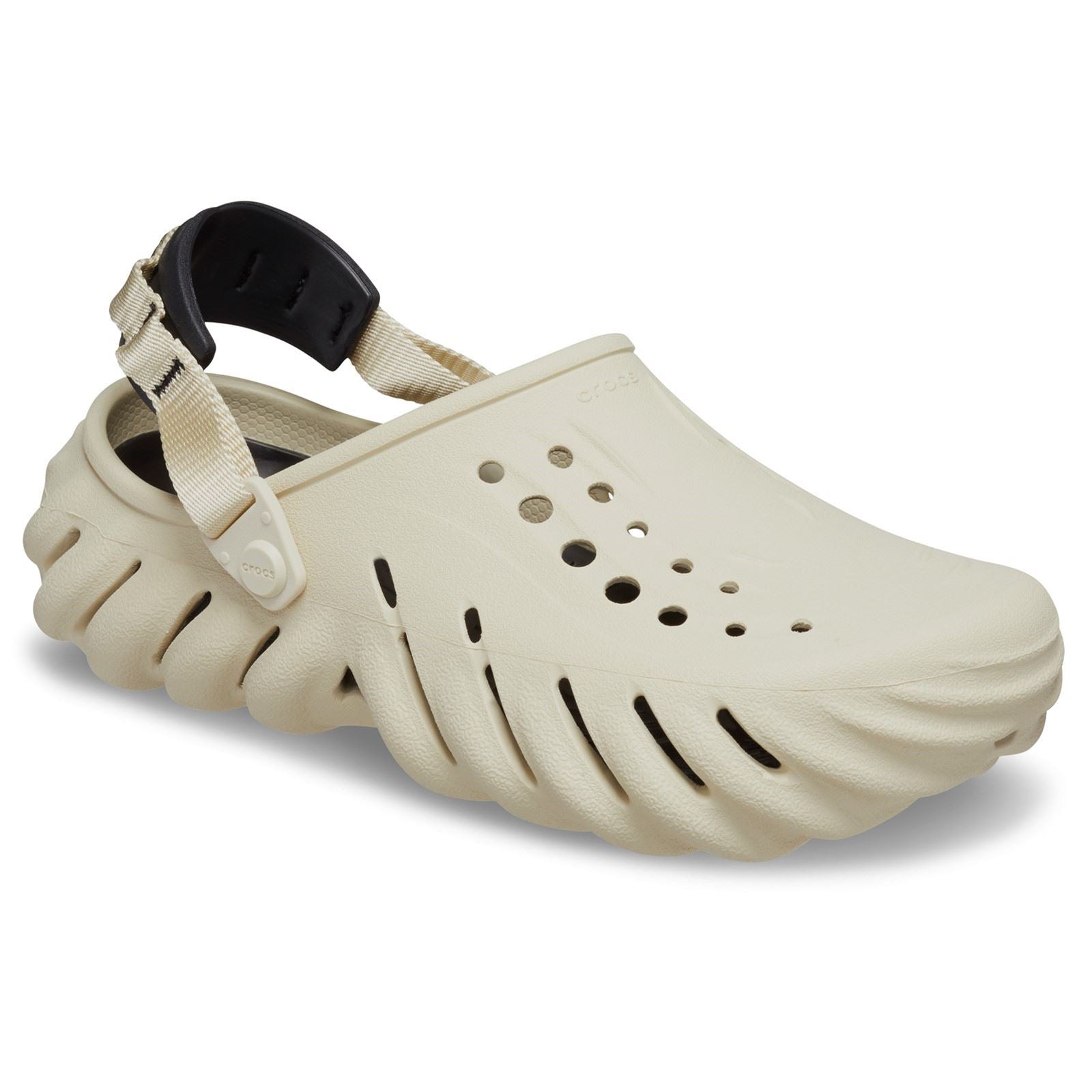 Crocs Echo Synthetic Bone/Black Clogs