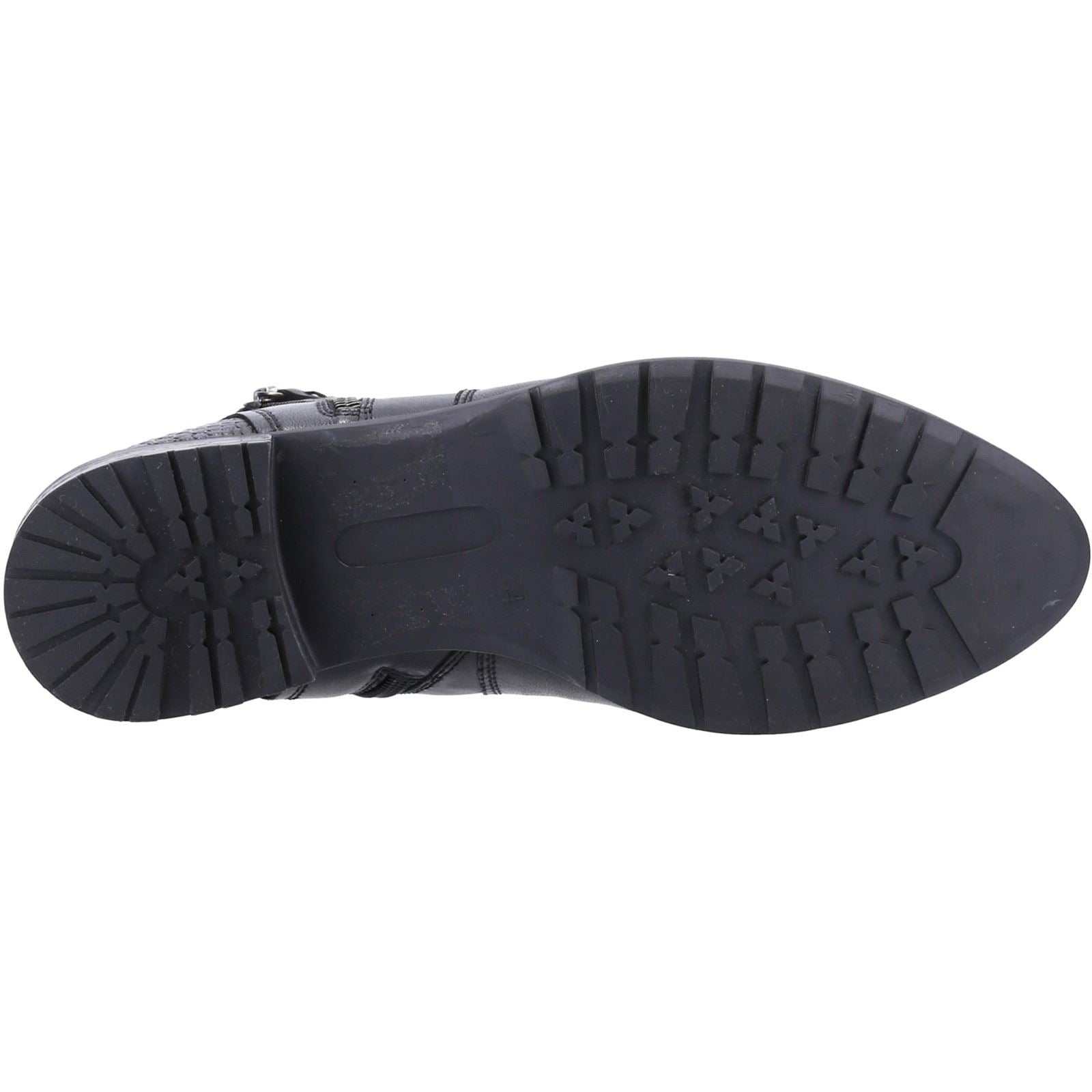Hush Puppies Scarlett Leather Women's Black Boots