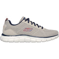 Skechers Track Leshur Synthetic Men's Taupe/Navy Trainers
