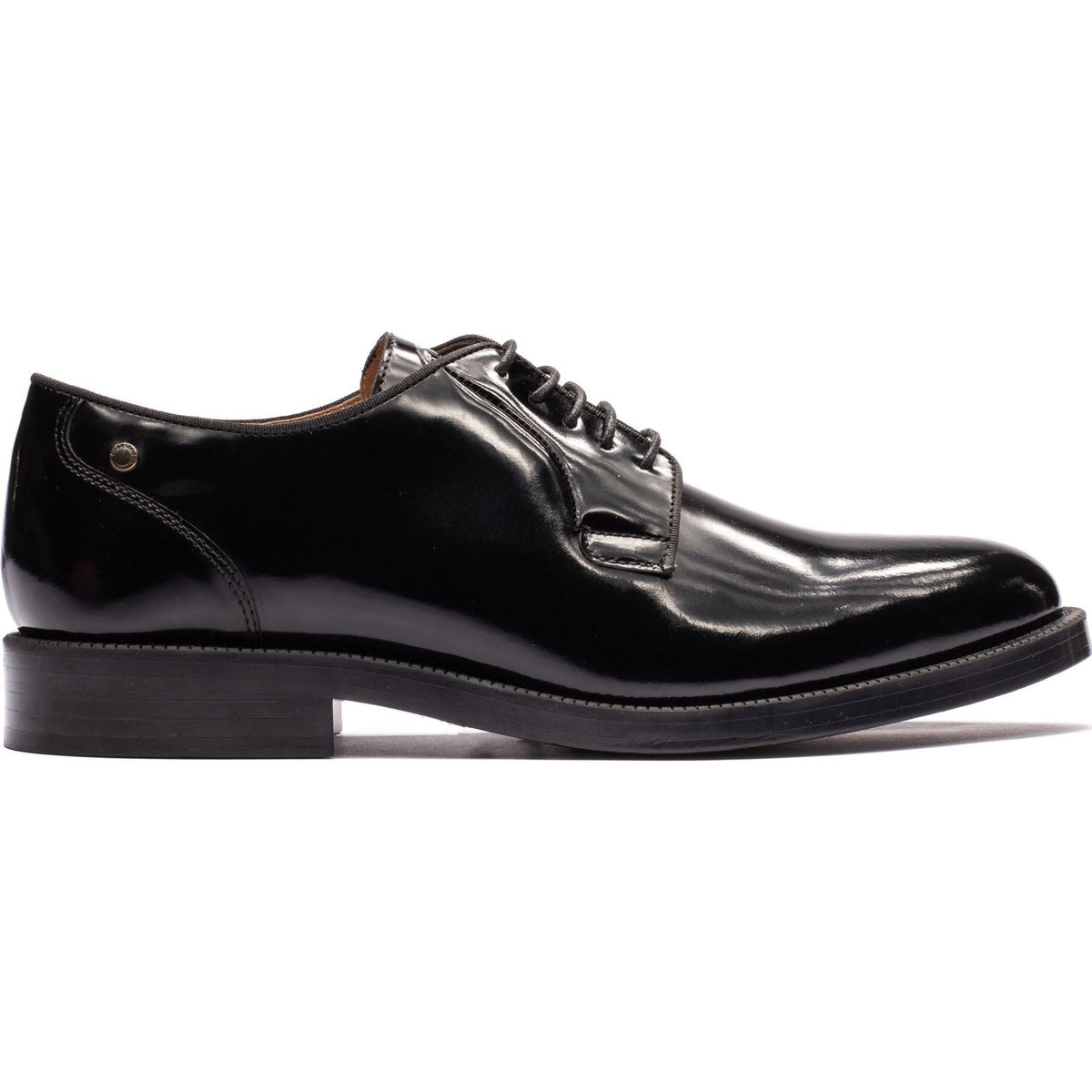 Base London Luca Leather Men's Black Derby Shoes