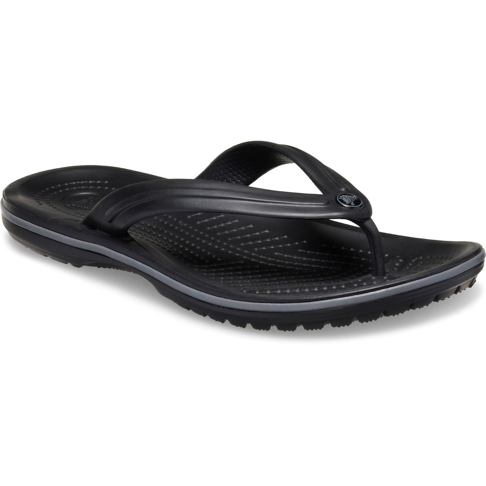 Crocs Crocband Flip Rubber Black/Slate Grey Flip Flops