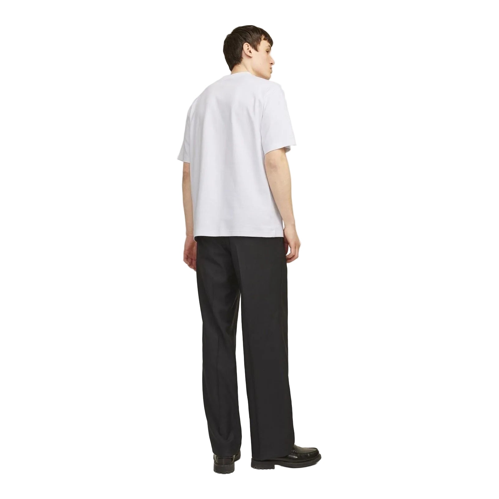 Jack & Jones Chad Branding Cotton Men's White T-Shirt
