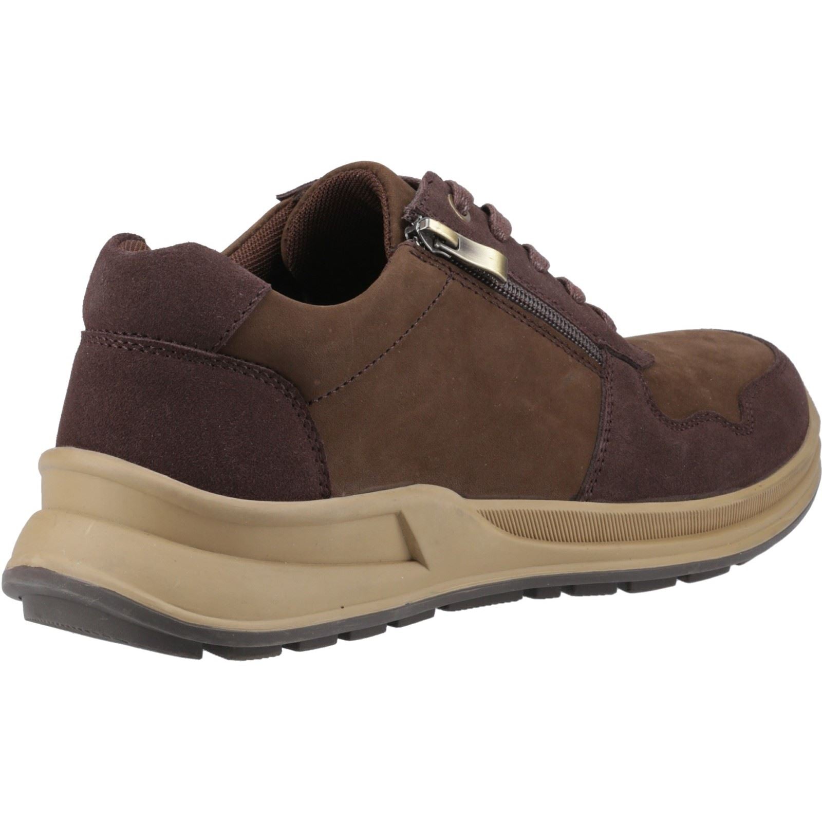 Hush Puppies Alexander Leather Men's Brown Lace-Up Shoes