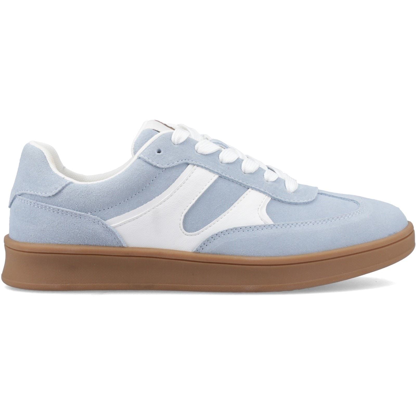 Hush Puppies Maura Suede Women's Blue Trainers