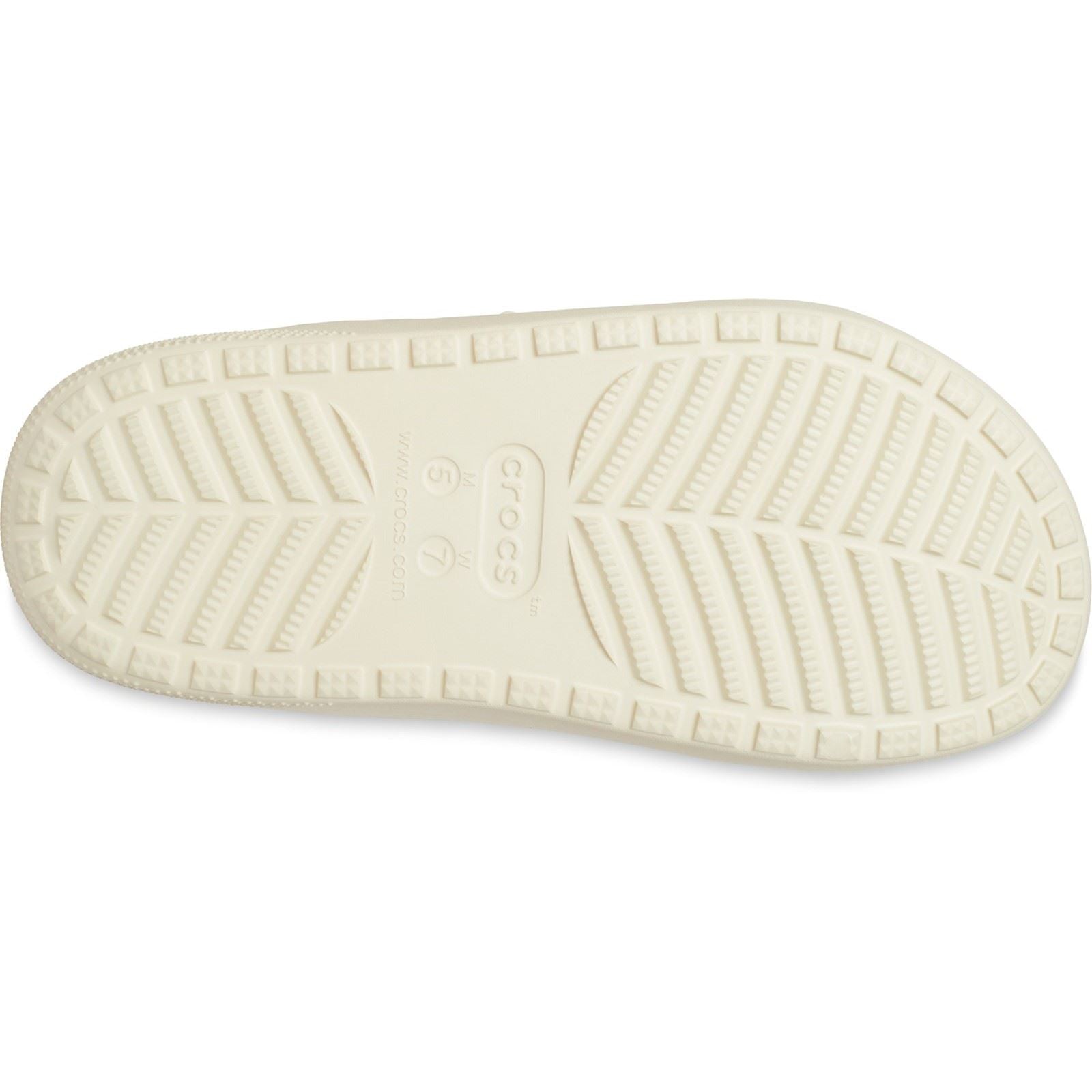 Crocs Classic Cozzzy Synthetic Women's Bone Sandals
