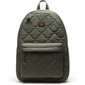 Herschel Bags Herschel Classic XL Quilted Backpack Polyester Unisex Adults Green Backpack - One Size